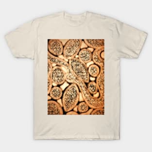 Gold Digital Microbes T-Shirt